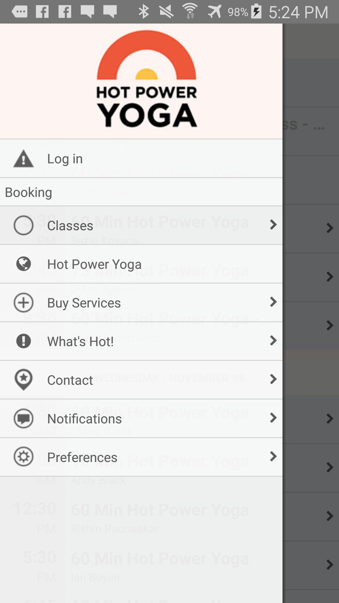 Hot Power Yoga