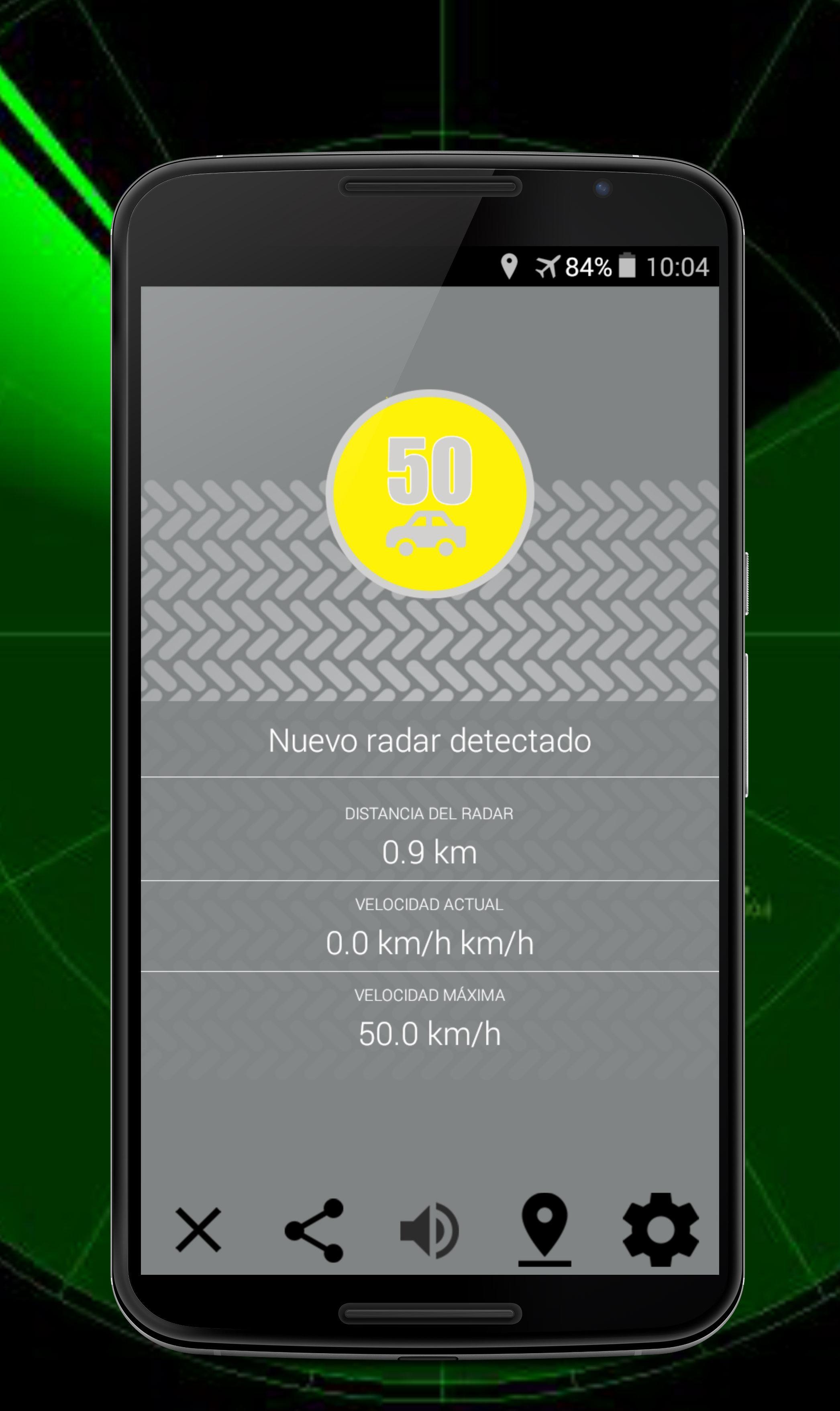 Speed radar detector