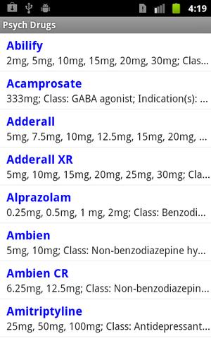 Psych Drugs