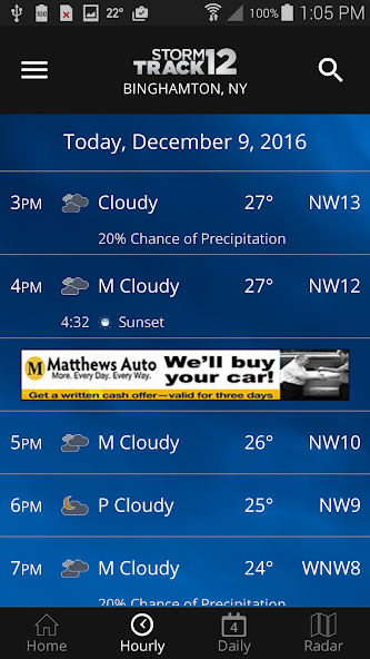 WBNG Storm Track 12