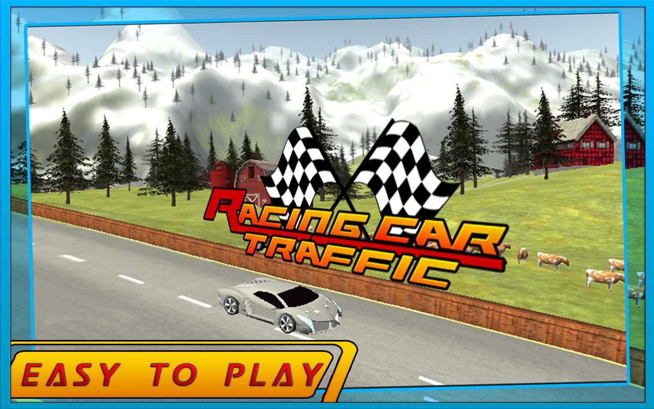Racing Car in Traffic