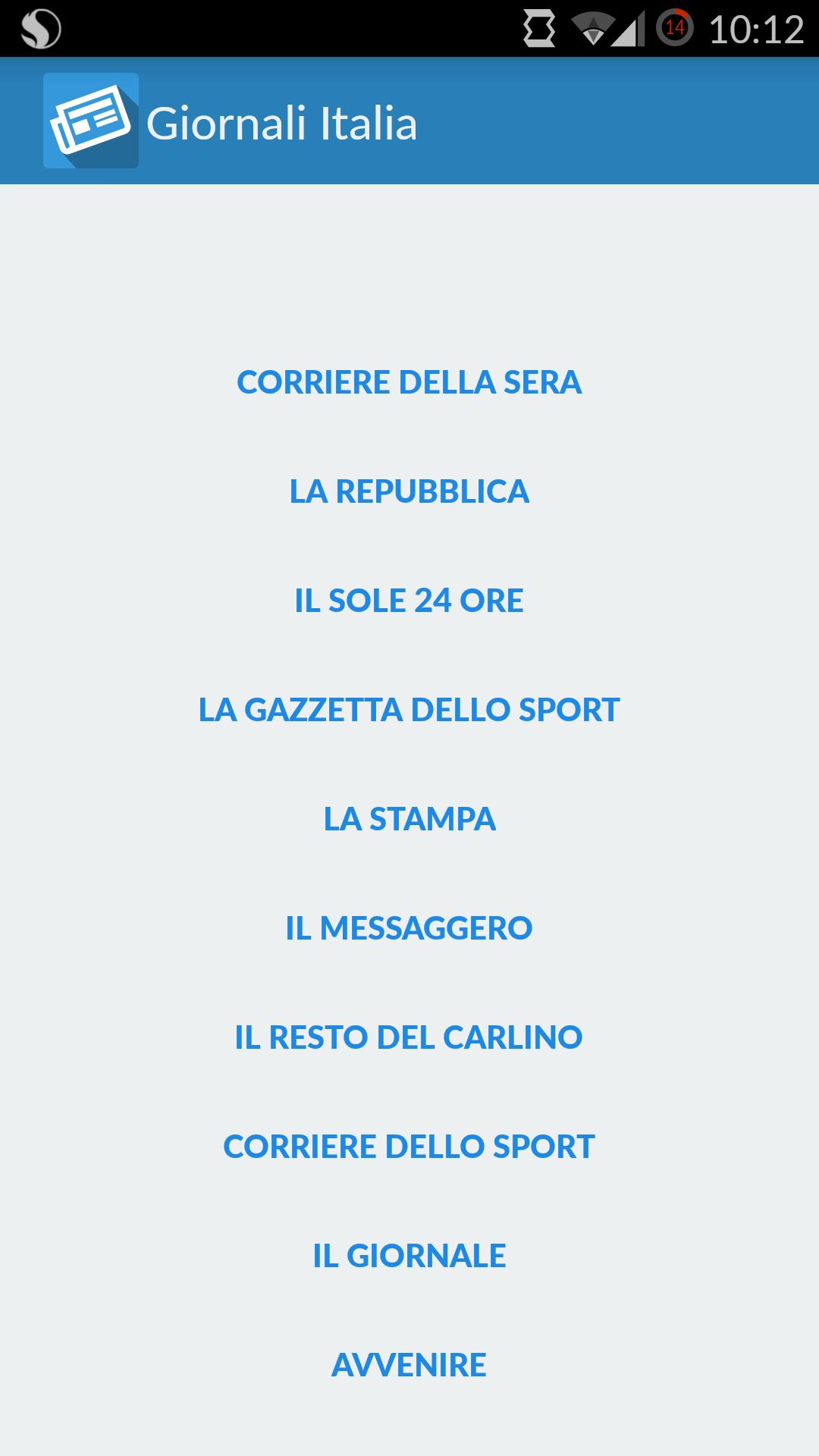 Giornali Italia