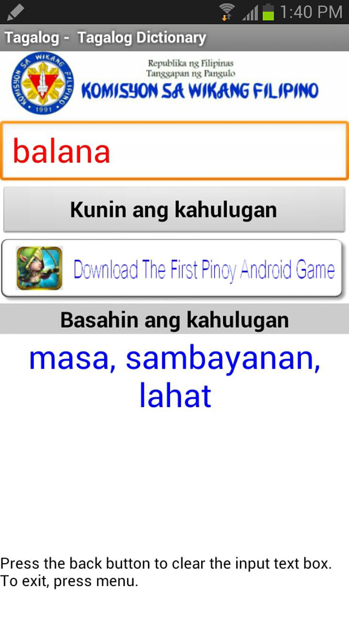 Tagalog