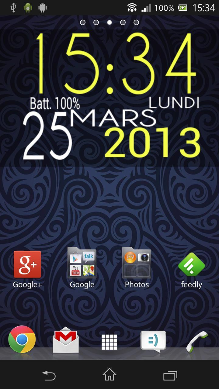 Easy Clock Widget Lite