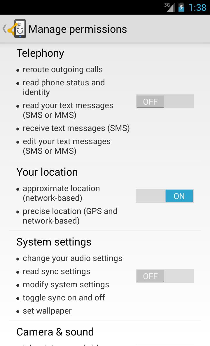 Automate storage permissions