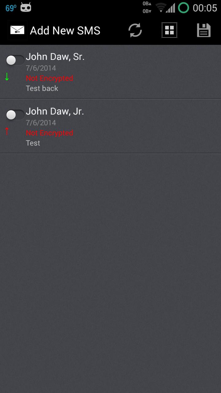SMS Privacy