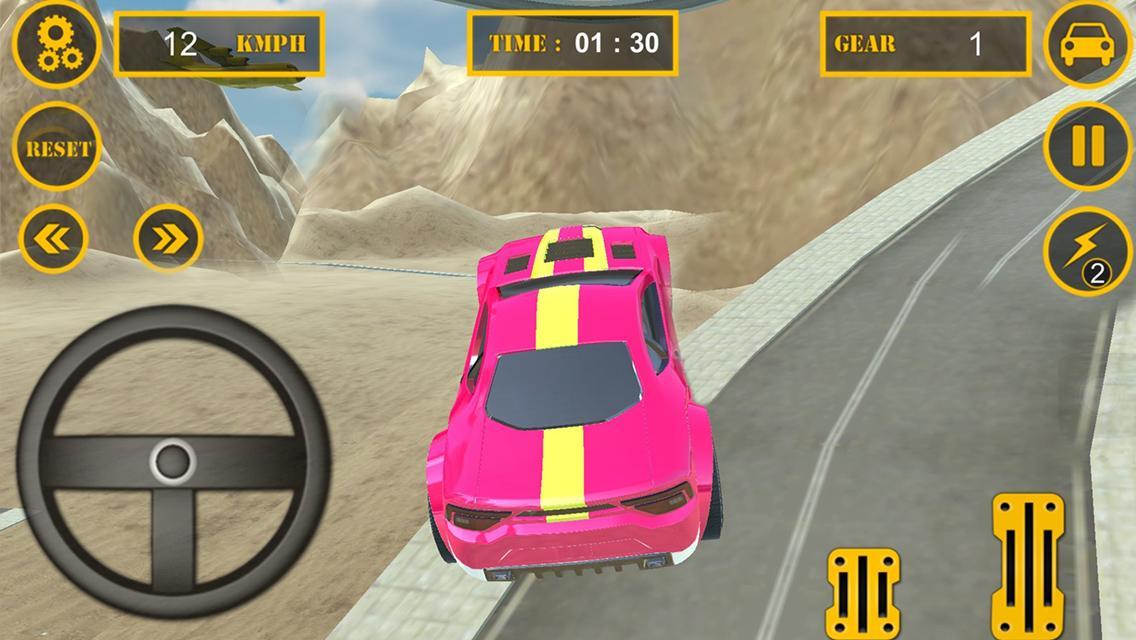 Real Theft Car Sky Auto Stunt
