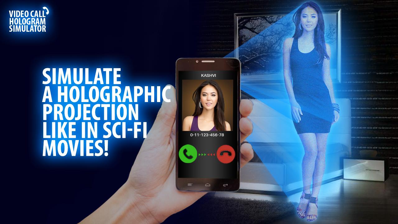 Video Call Hologram Simulator