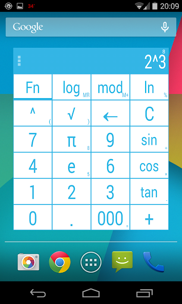 Calculator Widget Themes