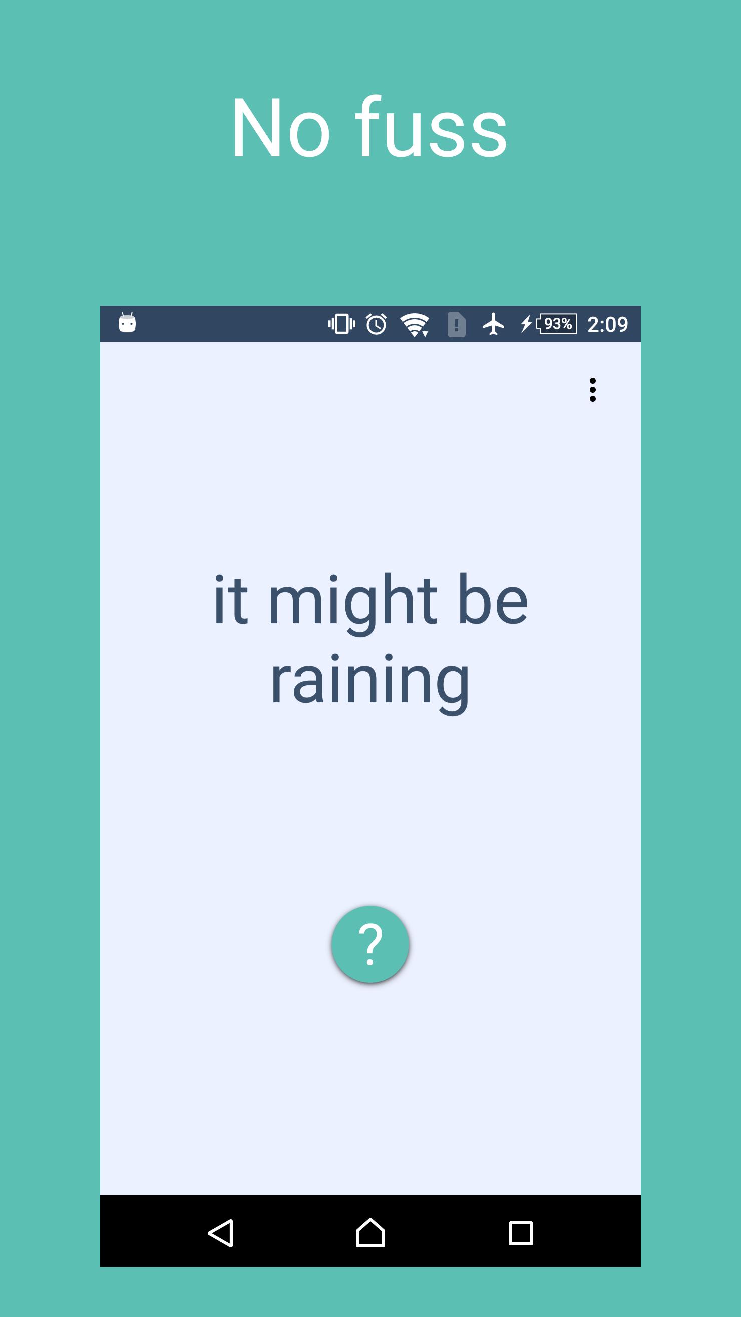 Is It Pouring