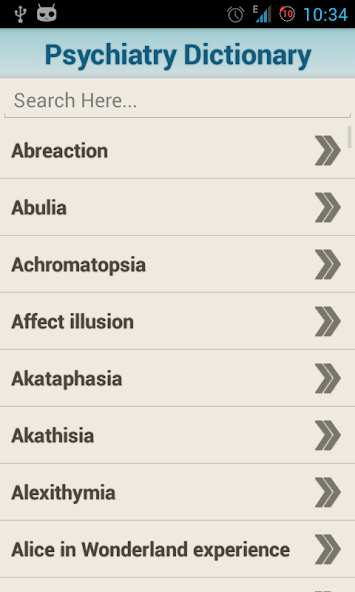 Medical Psychiatric Dictionary