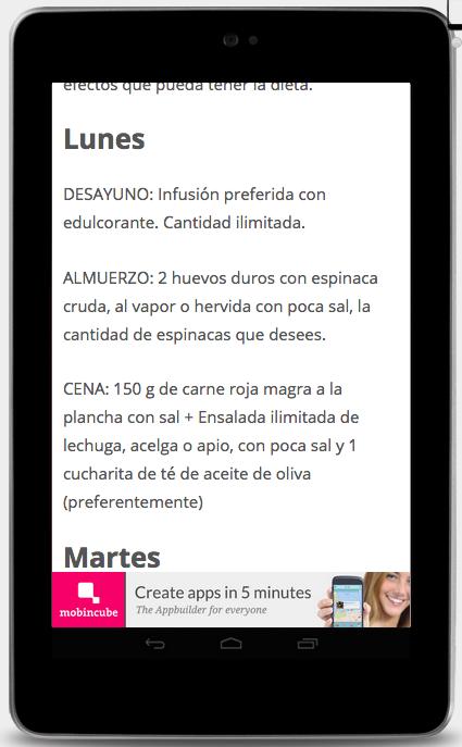 La dieta de la NASA