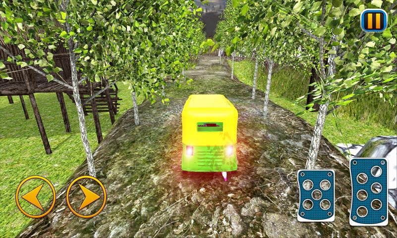 Modern Tuk Tuk Rickshaw sim 3d