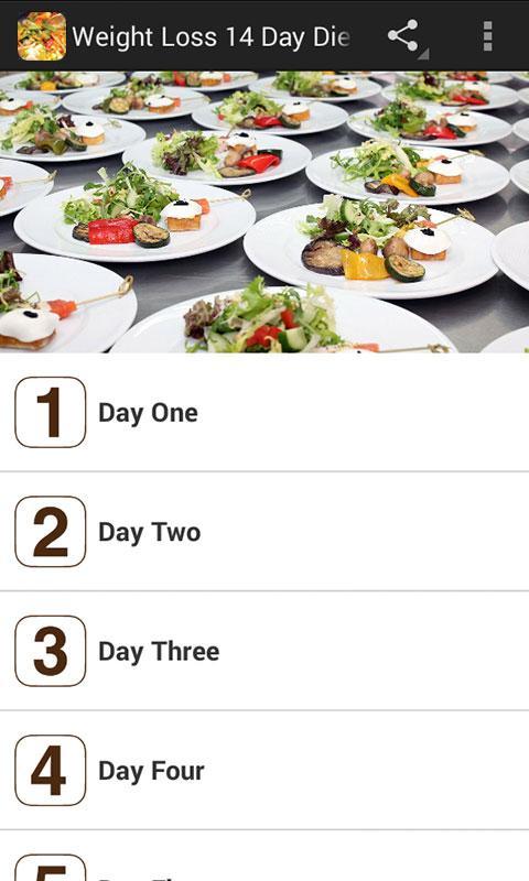 Weight Loss 14 Day Diet Plan
