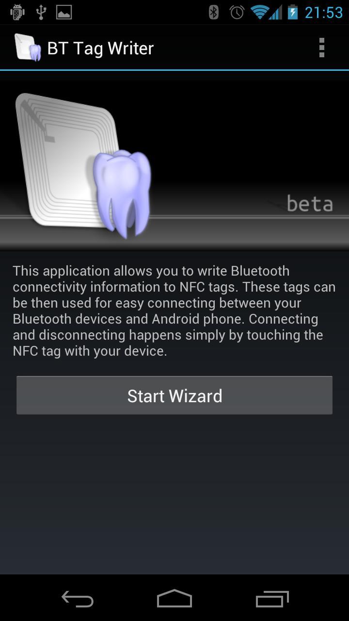 BT Tag Writer