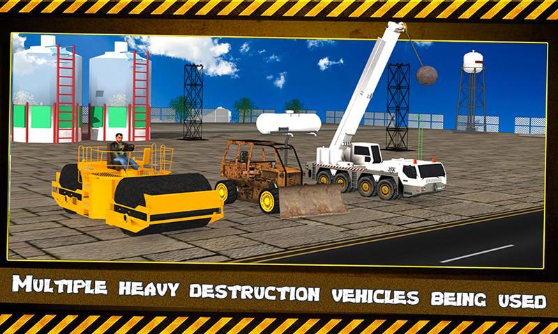 Crane: Building Destruction