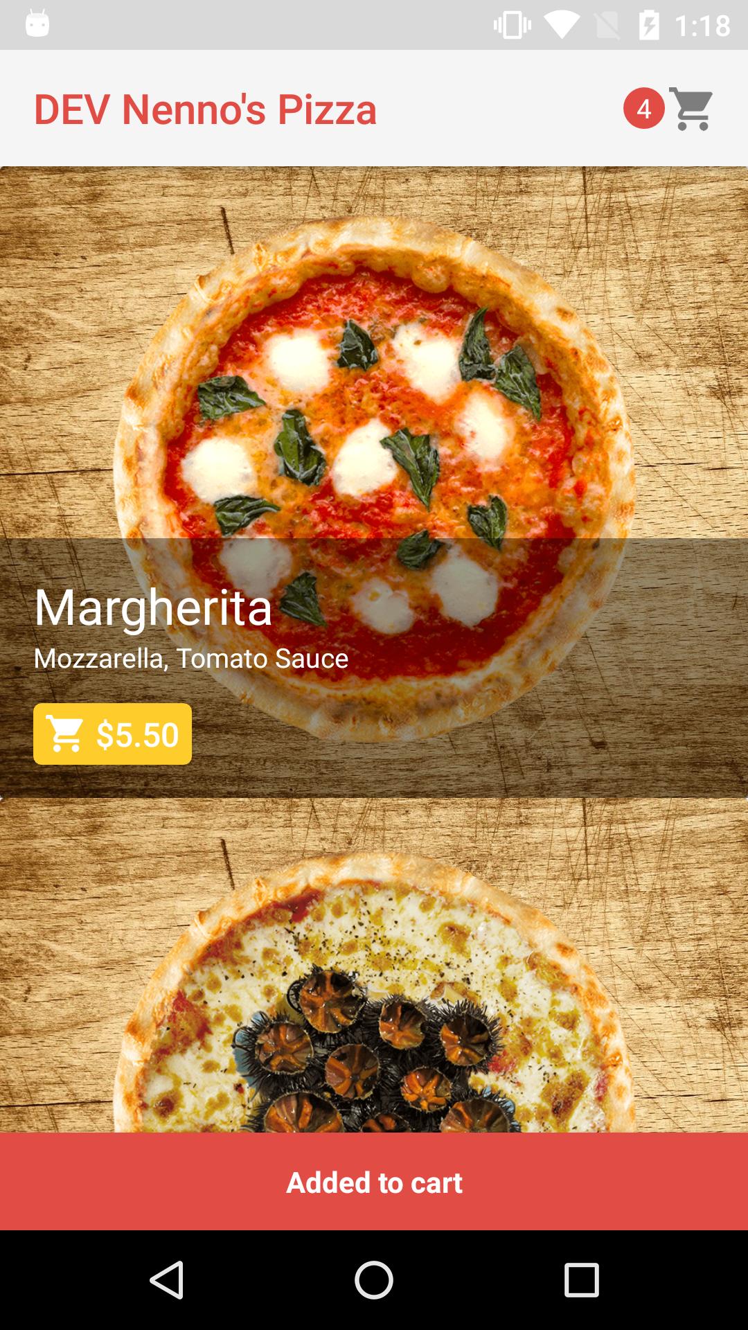 MOCK Nenno's Pizza