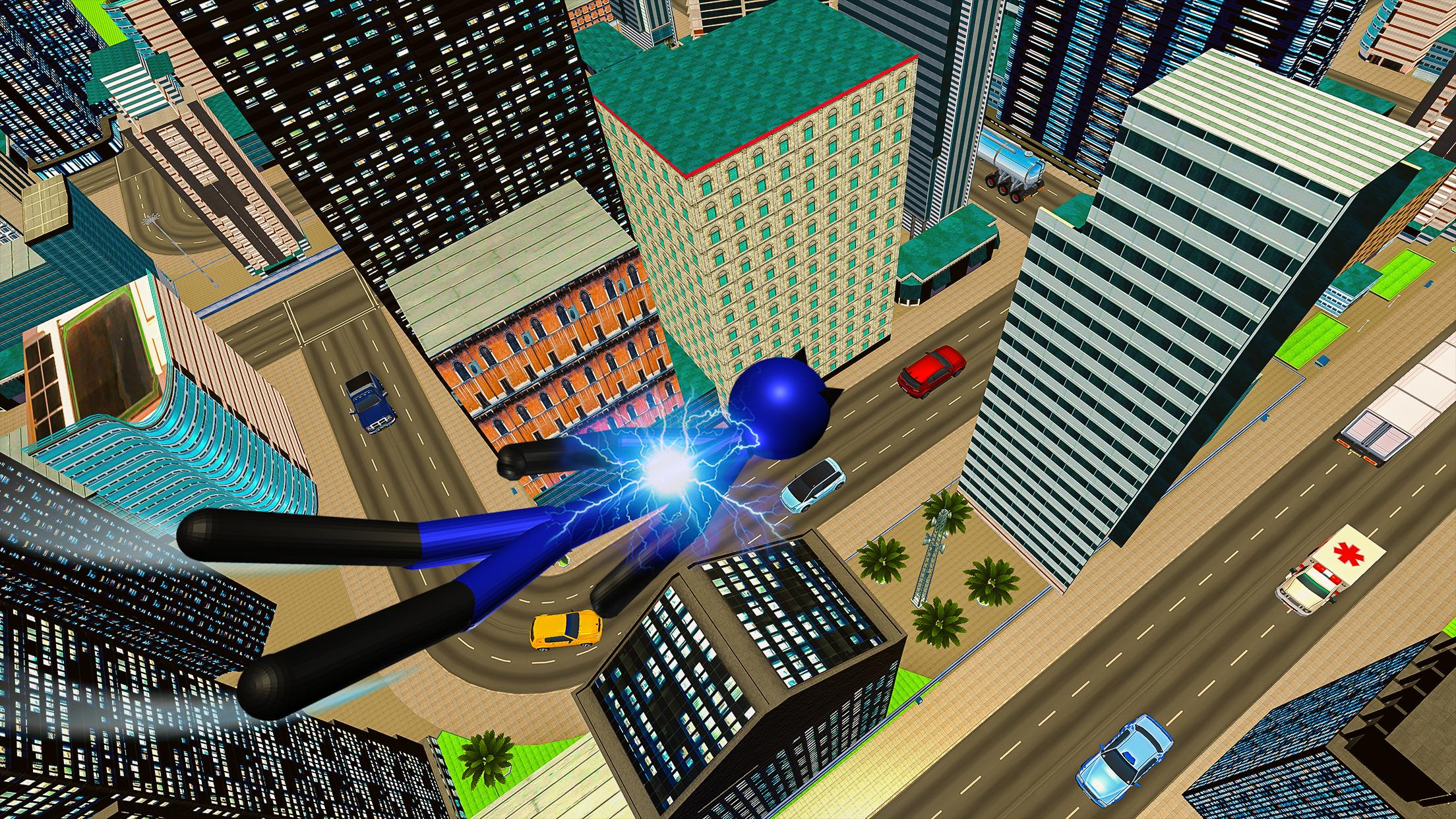 Spider Stickman Rope Hero Game