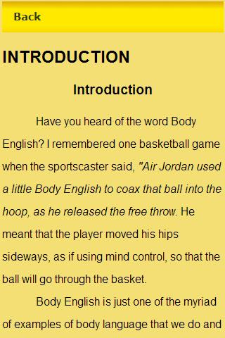 Body Language Guide