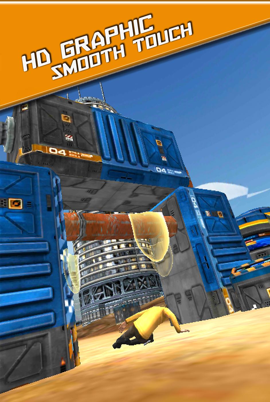 3D Galaxy Man Run