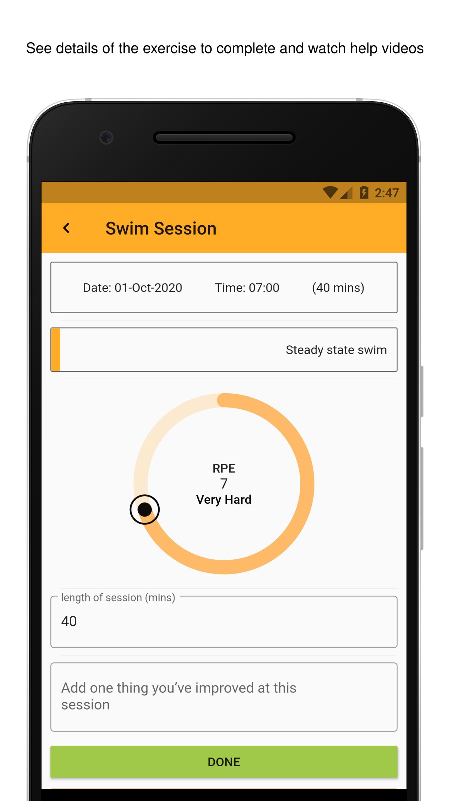 PerformApp Athlete