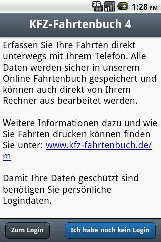 KFZ-Fahrtenbuch Mobile