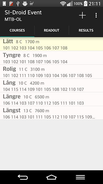 SI-Droid Event Lite