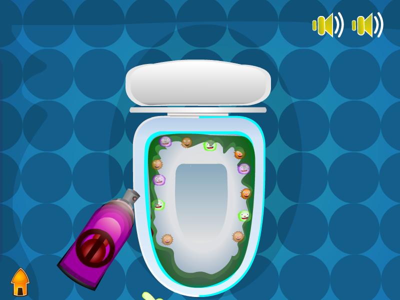 Cleaning Bathroom