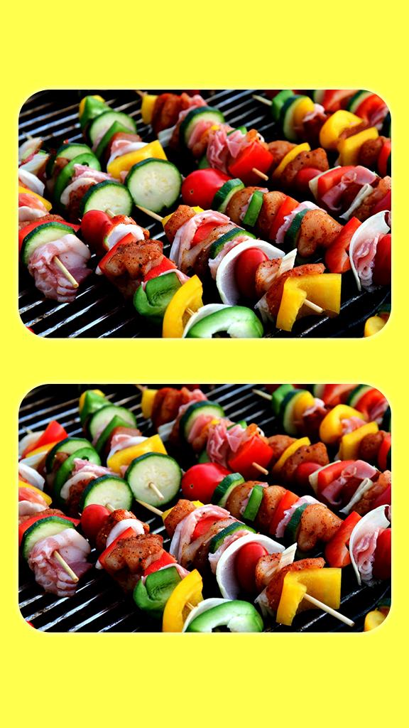 Find The Differences - Food