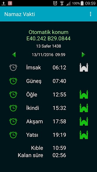 Namaz Vakti