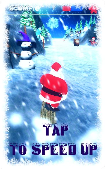 Santa Surfer - Christmas Dash