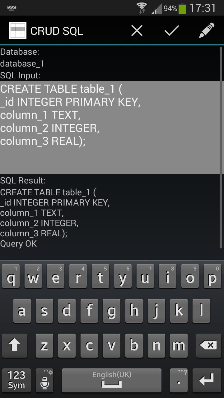 CRUD SQL