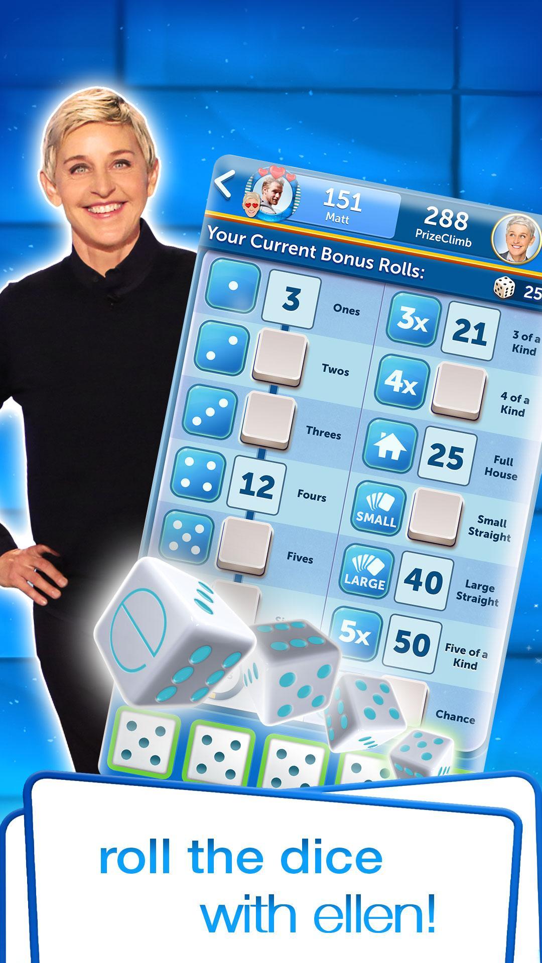 Dice with Ellen