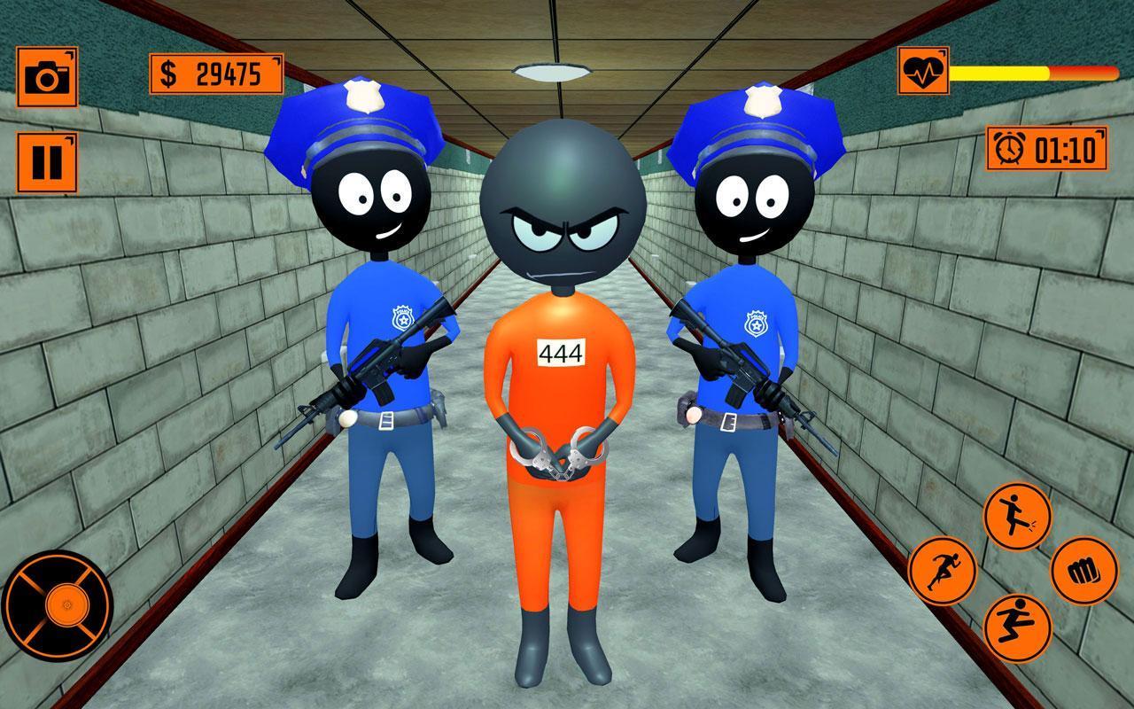 Real Stickman Prisoner Transport