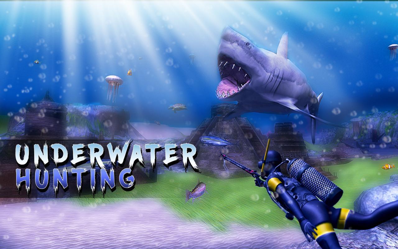 Underwater Harpoon Hunting