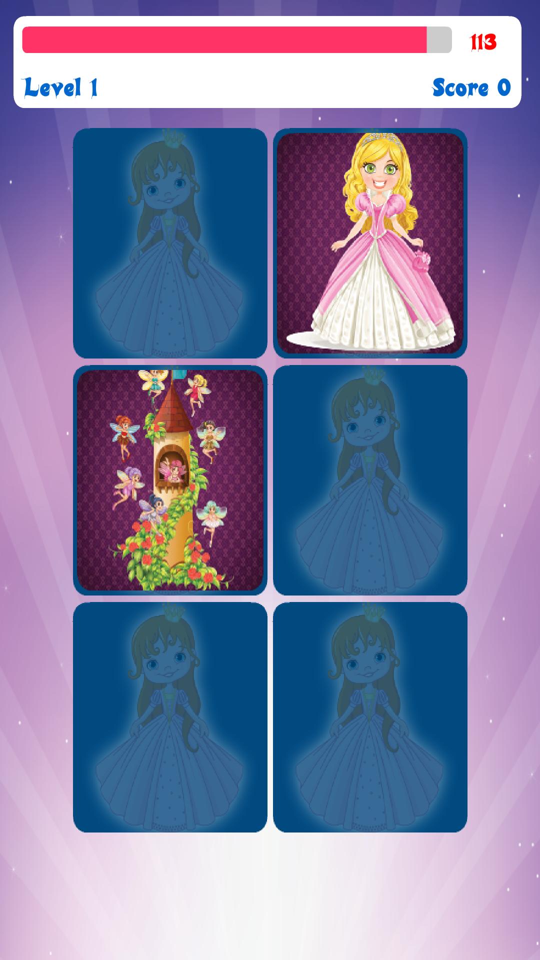Princess Memory Game