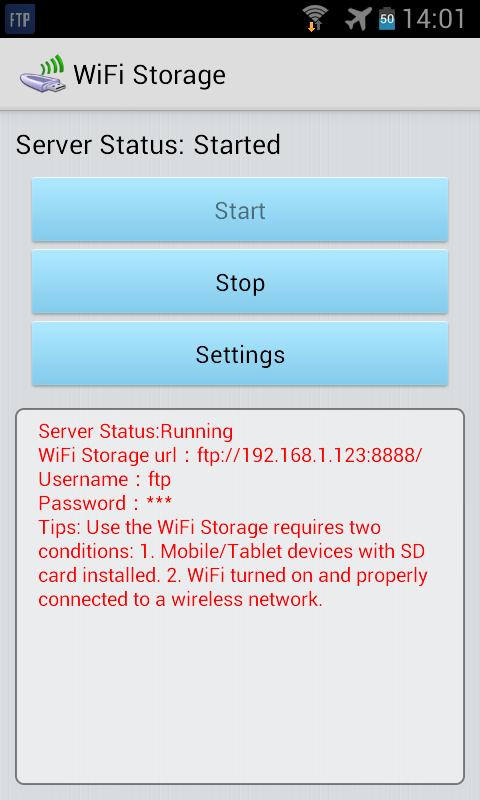 WiFi Storage