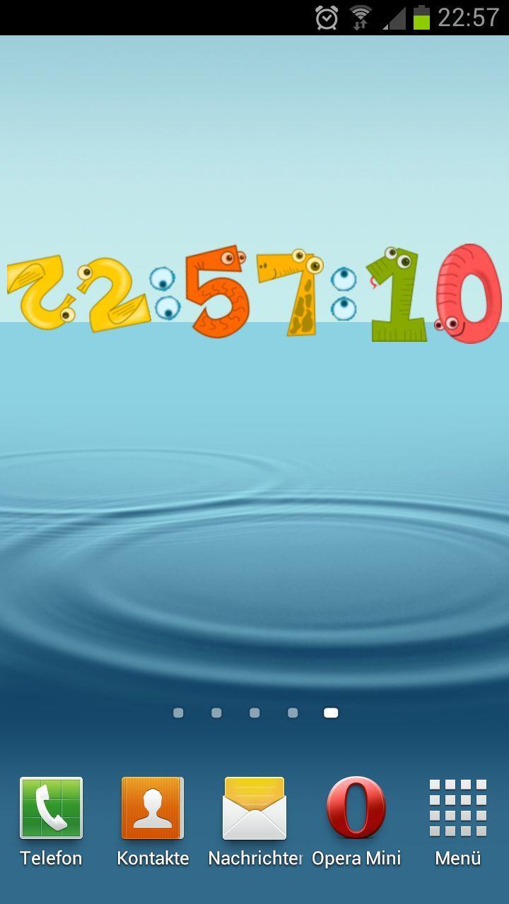 Crazy Clock Widget
