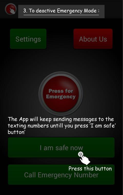 Panic SMS