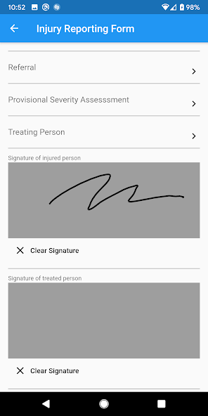 Injury Reporting