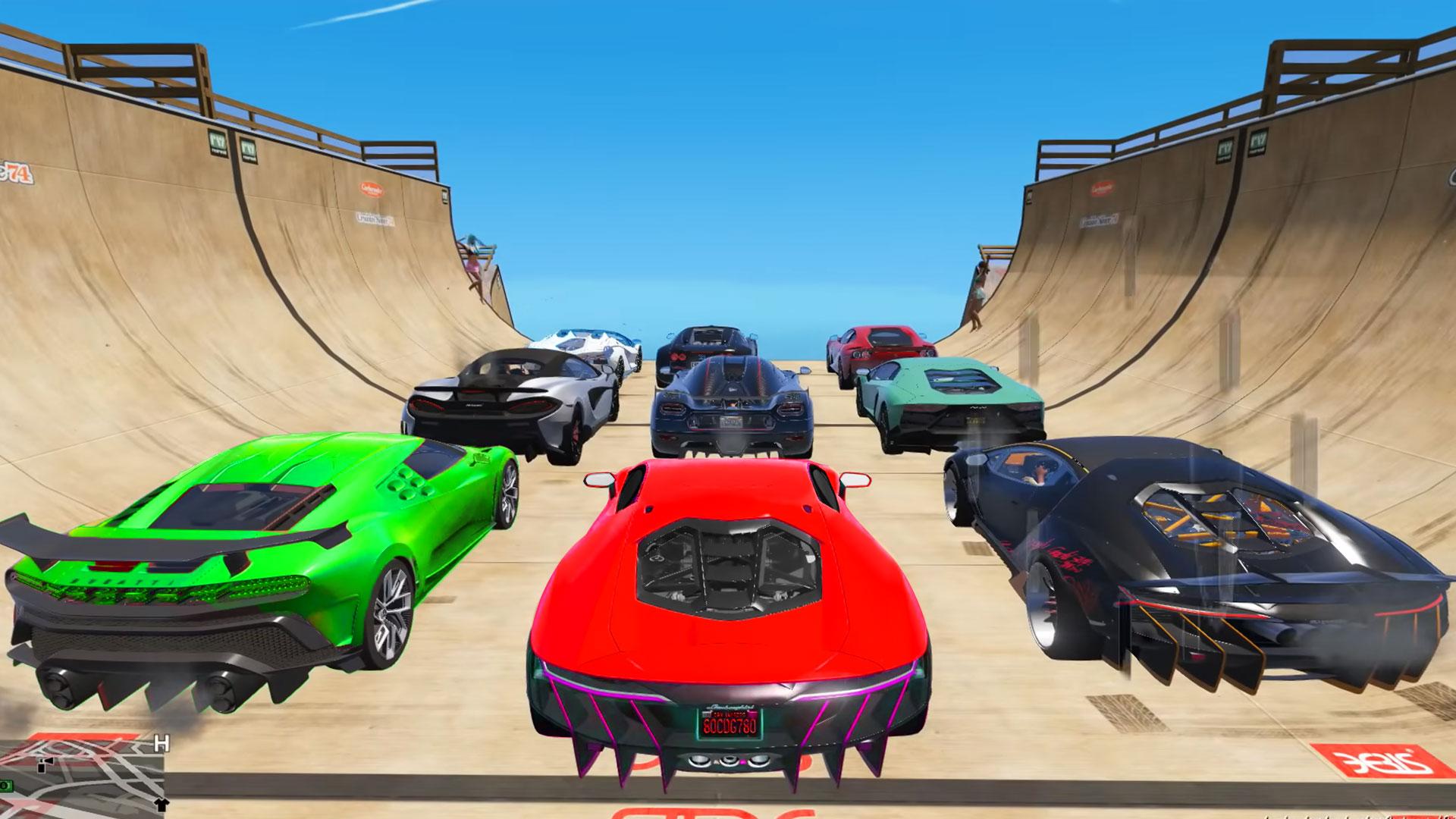 Grand Mega Ramps Stunt Race