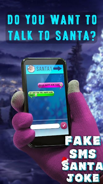 Fake SMS Santa Joke