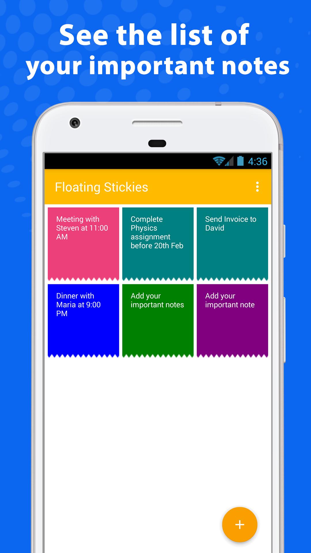 Floating Stickies