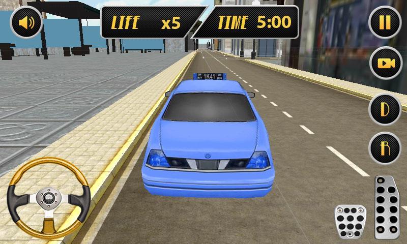 Modern Taxi Driving Simulator