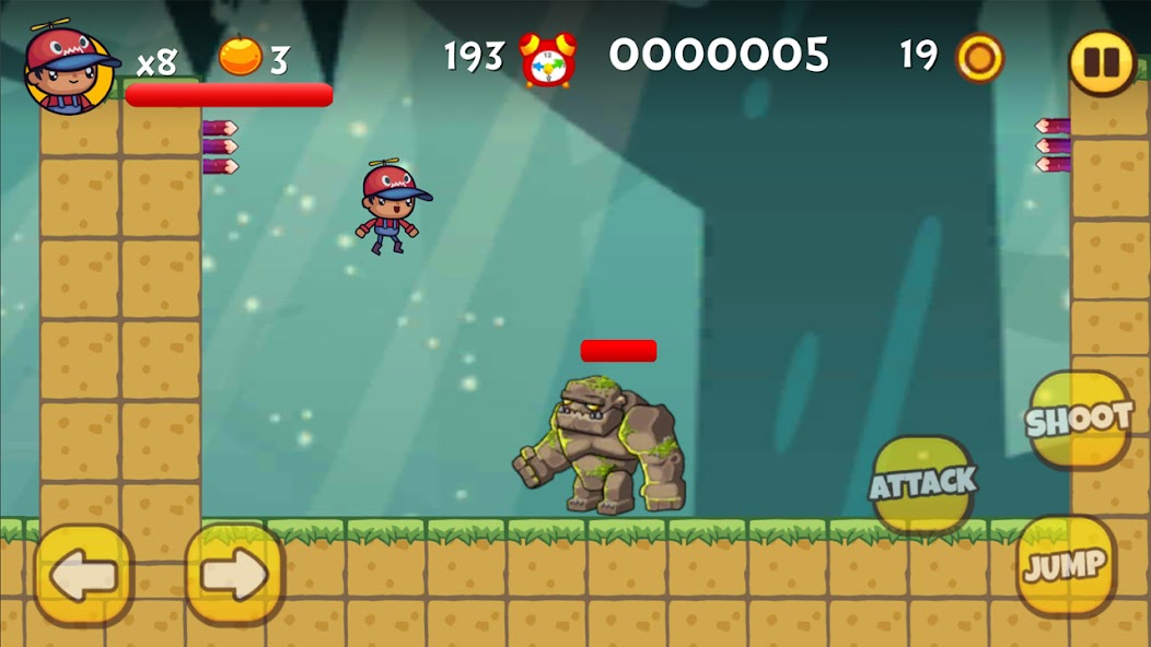 Bob Run Jungle Adventure Game