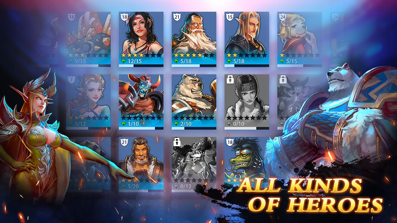 Age of warriors: dragon battle & auto chess - RPG