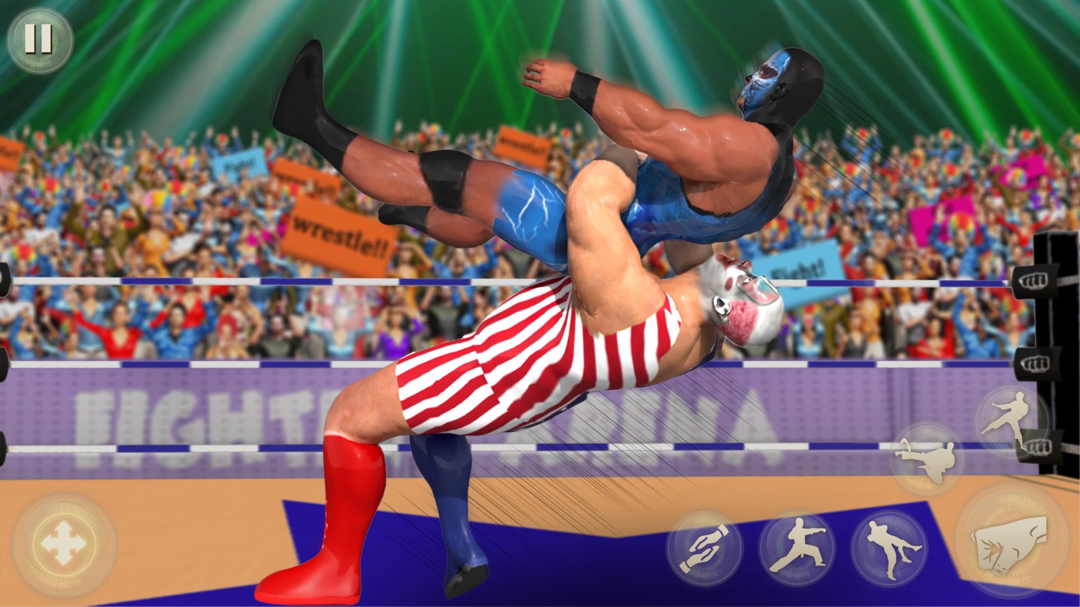 Clown Tag Team Wrestling Fight 2019