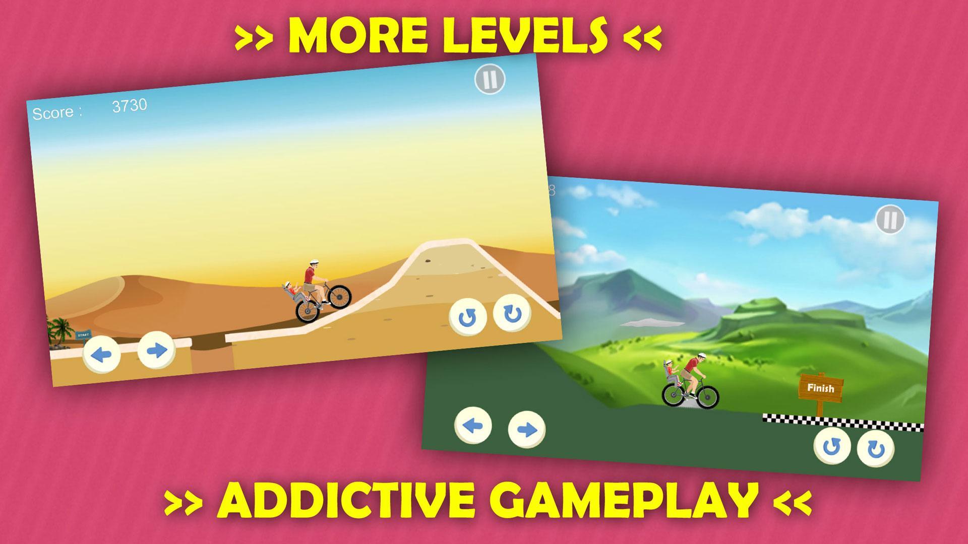 Happy Bike Climb Wheels Road 2