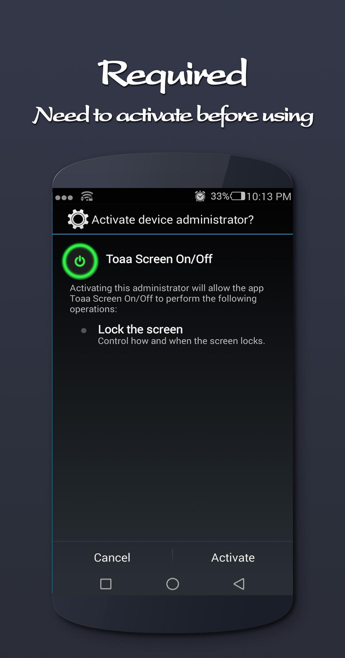 Smart Screen On/Off (All in on