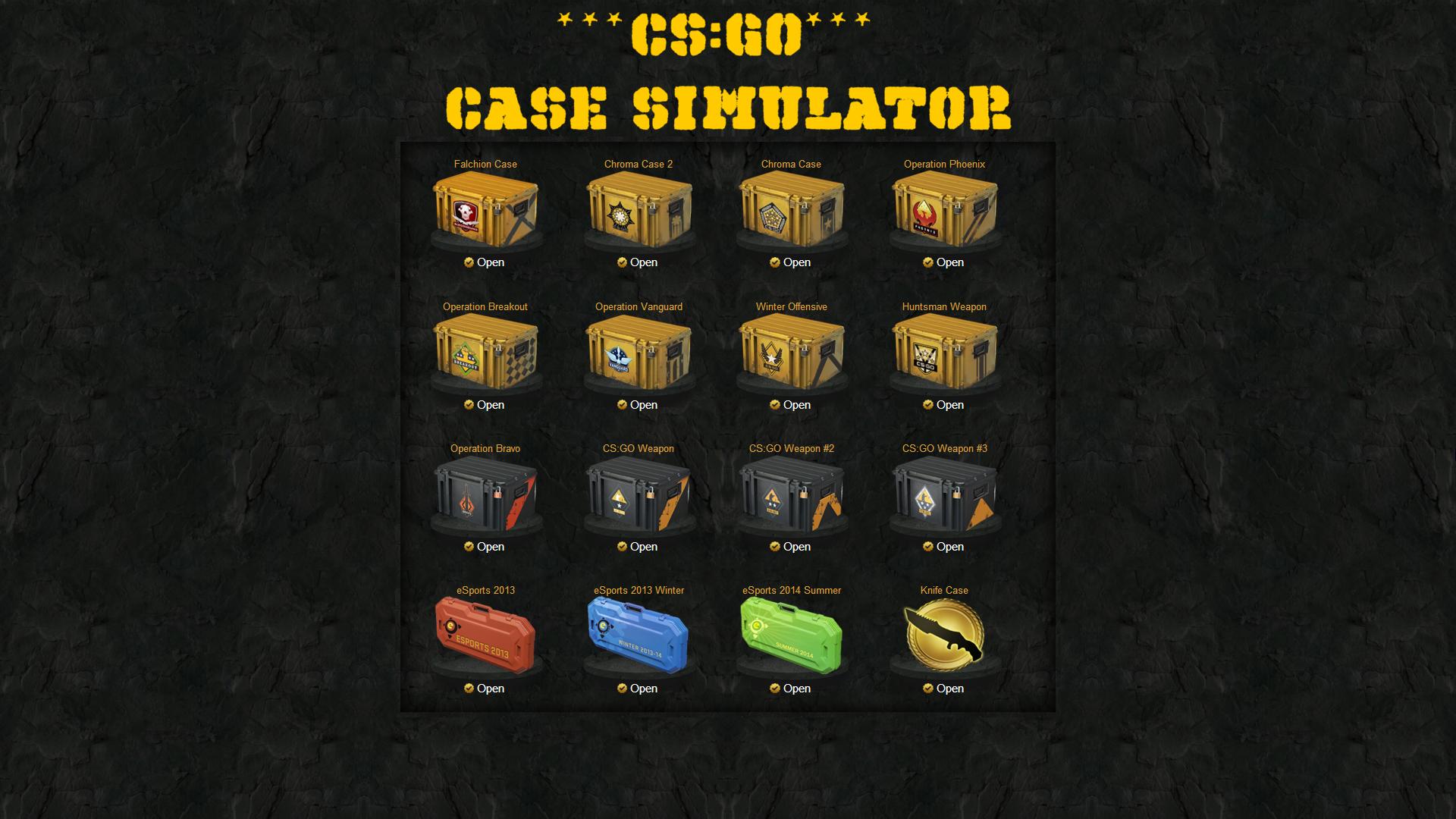 Case Simulator for CS